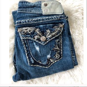 Silver Jeans Suki Flap Embellished